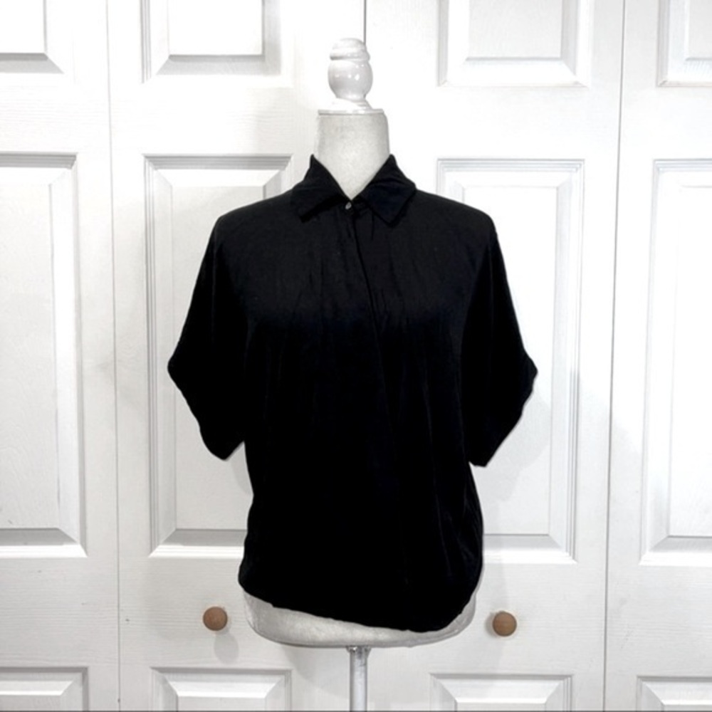 2/$25 Honey Punch Black 3/4 Sleeve Blouse